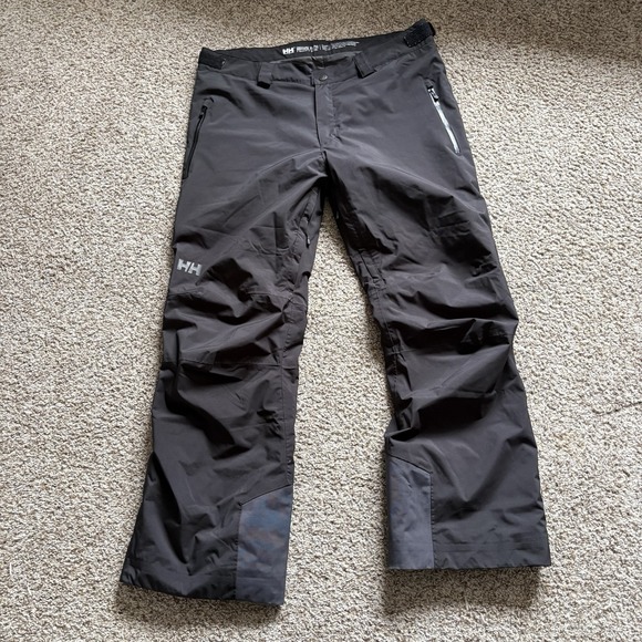 helly hansen legendary pants mens XL black insulated ski snow waterproof